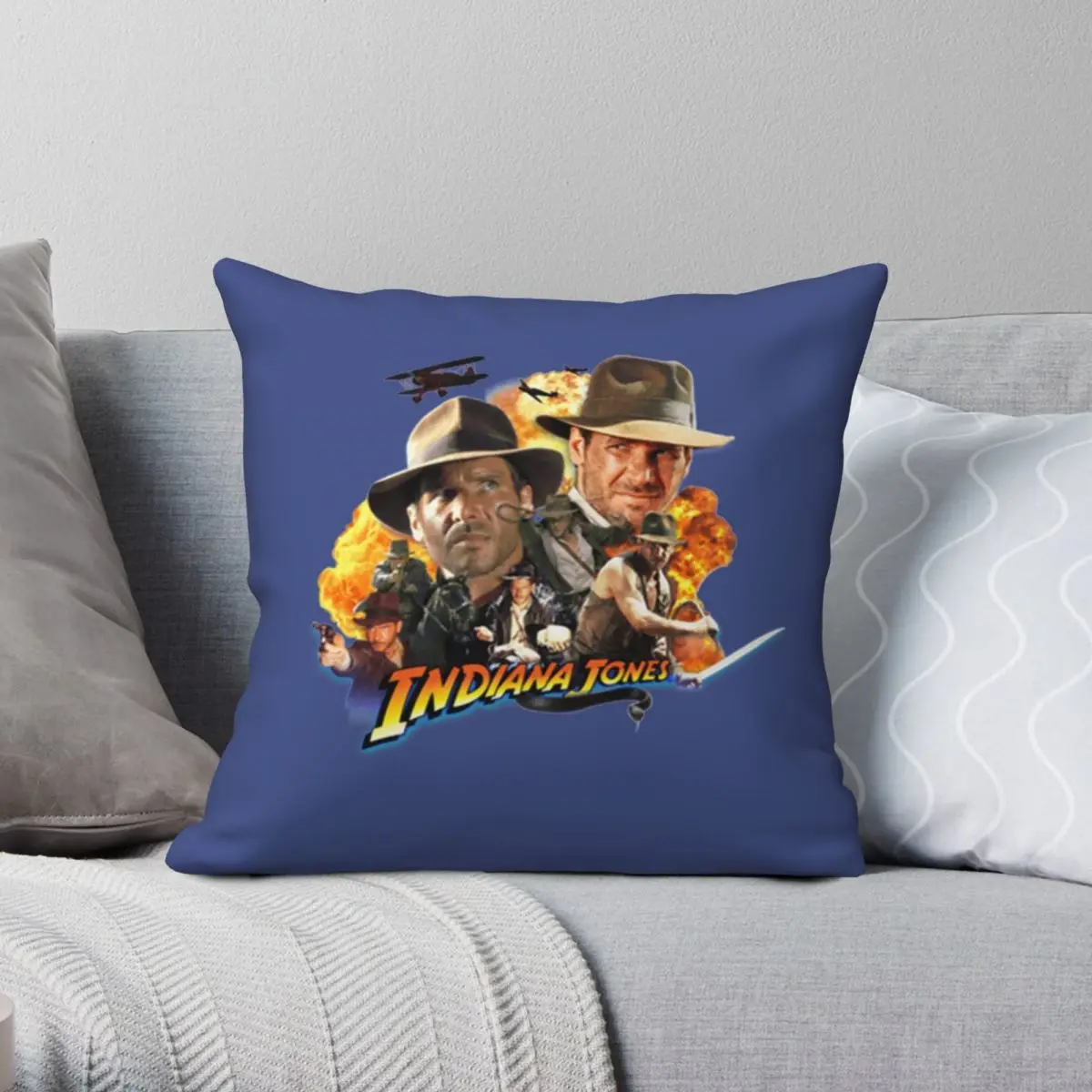 

Indiana Jones Is Awesome Pillowcase Polyester Linen Velvet Creative Zip Decor Pillow Case Home Cushion Cover Wholesale 45x45