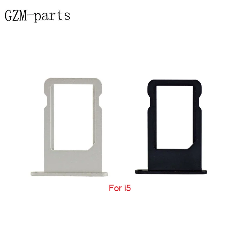 GZM-parts (5 шт./лот) Sim лоток для iPhone 5 со слотом сим-карты совершенно новый черный