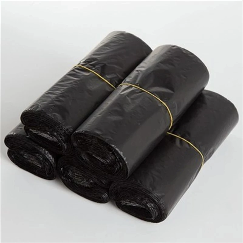 INPLUSTOP 100pcs/lot PE Plastic Envelope Mailing Bags Black Poly Storage Bag Self Adhesive Seal Postal Poly Mailer Packaging Bag