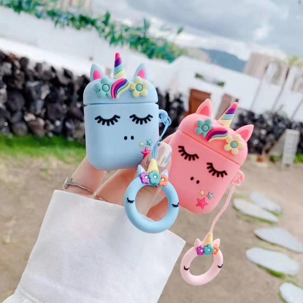 Colorful Floral Unicorn Airpods Case -Unicorn Fashion H978266588567485f97f2ee1cc961d53dN
