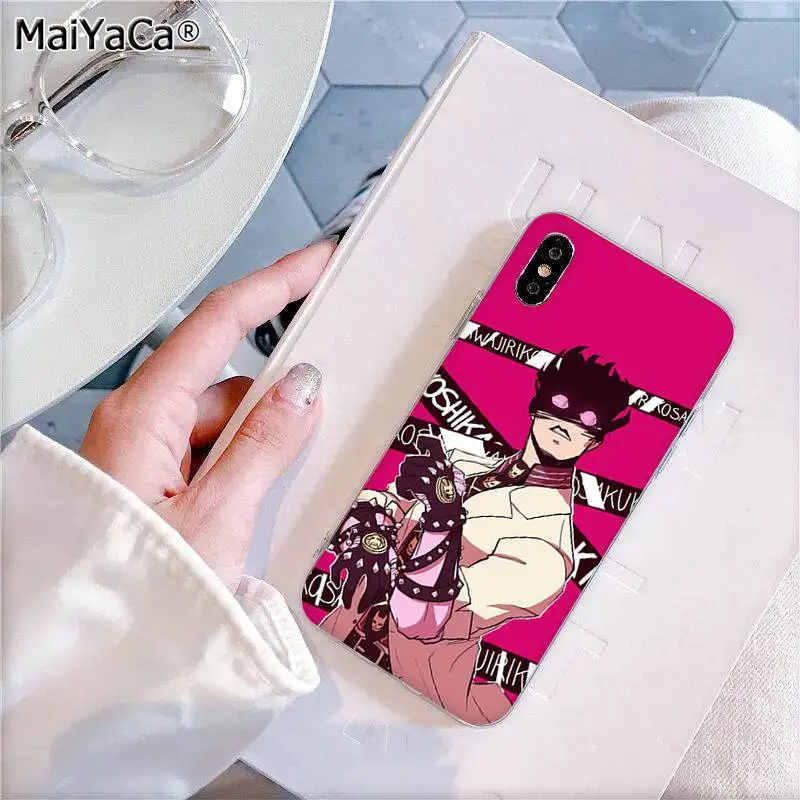 A13 MaiYaCa JoJo Необычные Приключения JoJo аниме пользовательские мягкий чехол для телефона iPhone 11 pro XS MAX 8 7 6 6S Plus X 5 5S SE XR - Цвет: A13