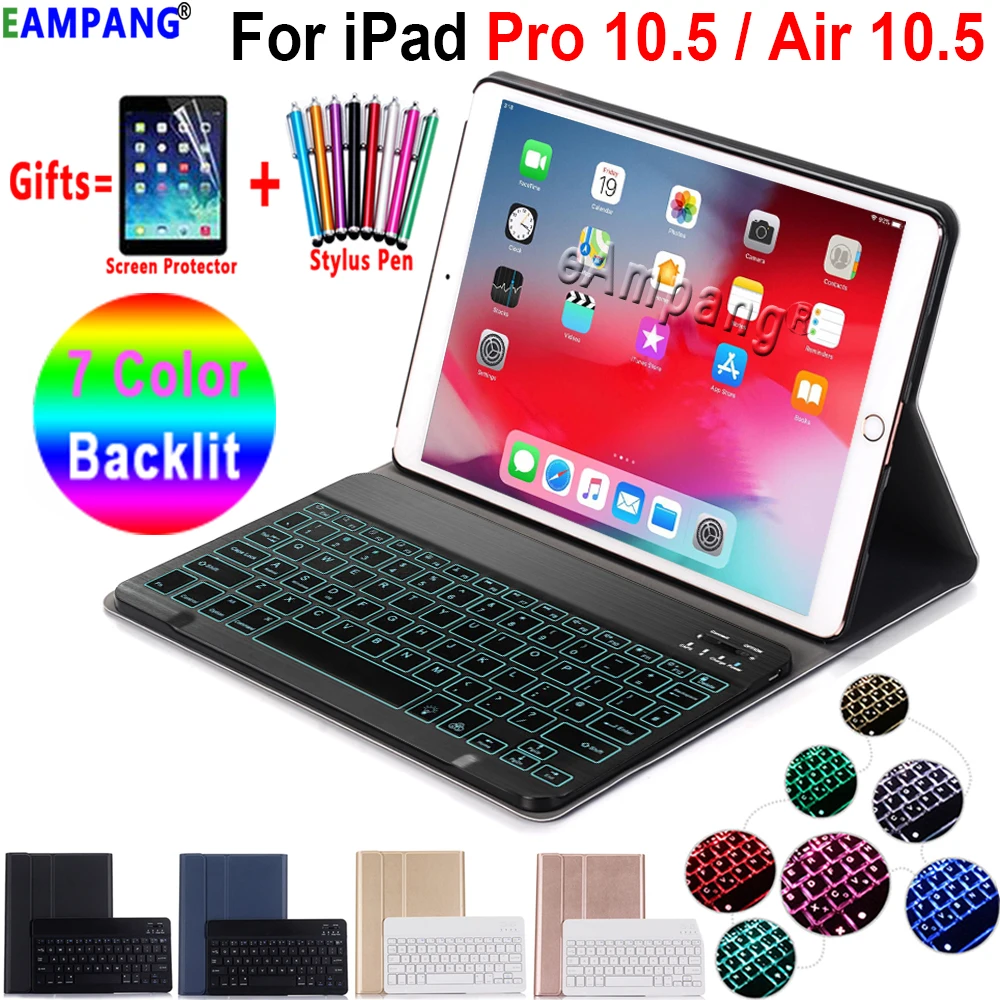Чехол для клавиатуры с подсветкой Apple iPad Air 2019 10 5 3 го поколения A2152 A2153 A2154 A2123 Pro A1701