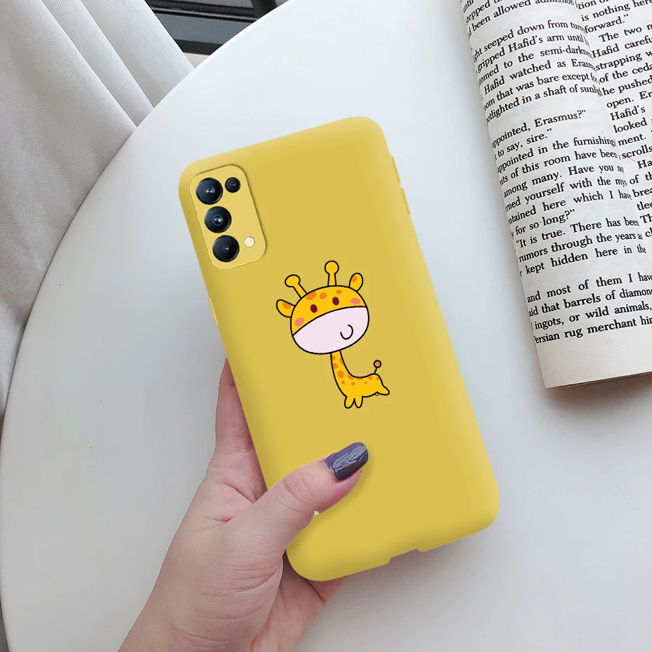 For Oppo Find X3 Lite CPH2145 Case Cute Cartoon Slim Silicone TPU Phone Cover For OPPO Find X3 FindX3 X 3 Lite Case Bumper 6.43" cases for oppo Cases For OPPO