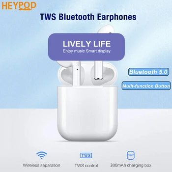 

HEYPOD i9s TWS Bluetooth 5.0 Earphones Mini Wireless Earpieces Sport Wireless Headphones With Charging Box For Xiaomi Mi PK i7s