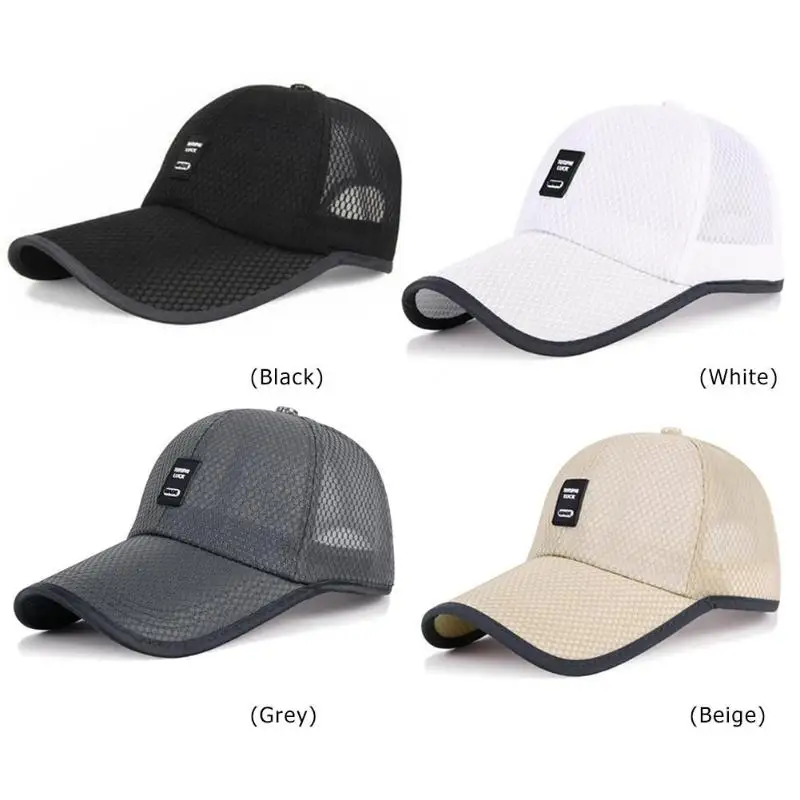 Дышащая унисекс сетка папа шляпа Открытый регулируемый Snapback бейсболка солнцезащитная Кепка