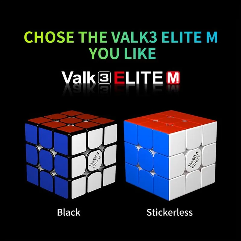 Qiyi Mofangge Valk3 Elite M 3x3 магический куб скоростной магнитный кубик Valk 3 Elite M кубики для соревнований WCA Кубики-головоломки магнитные игрушки
