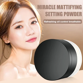 

Makeup Mattifying Setting Powder Oil Control Concealing Waterproof Hydrating Foundation Powder LDO99