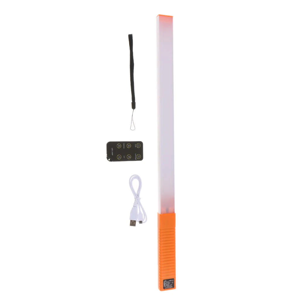 LED Video Light Wand Ice Light Photo Studio Lighting Kit with Remote Control Rechargeable Battery and 30 Brightness Level
