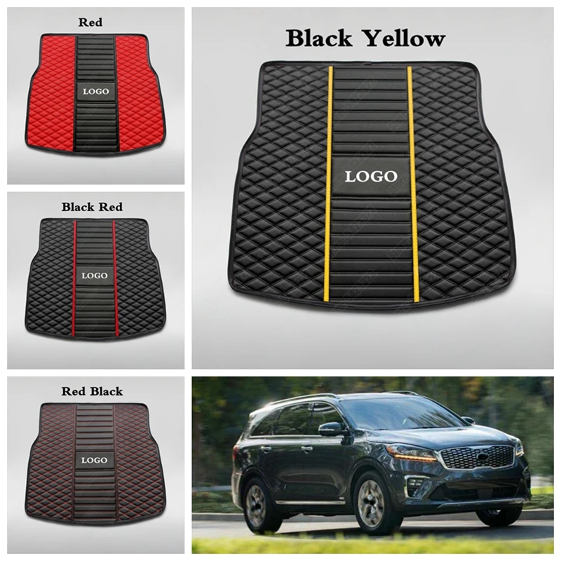 Custom Car Trunk Mats For Kia Rio 3 Forte Niro Optima Rio Sorento