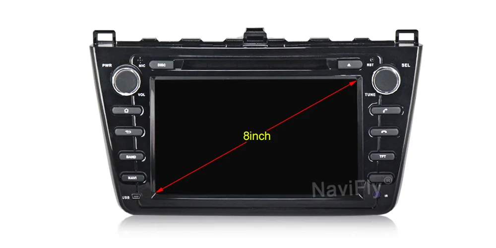 Flash Deal 8Core Android 9.0 4+32G Car Radio DVD Player Car Multimedia For Mazda 6 Ruiyi Ultra 2008 2009 2010 2011 2012 GPS Navi Canbus RDS 6