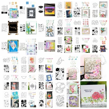 

Altenew Flower Letter Clear Stamps Coordinate Cutting Dies Metal Stencil DIY Scrapbooking 2020 New Dies Paper Cards Crafts 10