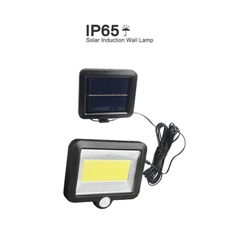 

56/30 LED Solar Lights Outdoor Motion Sensor Wall Sconces Light with Remote Control Lamp Security Lighting For Garden Wall split