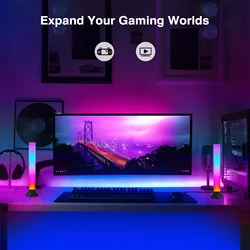 Bande lumineuse RGB LED avec télécommande, 46 Modes d'éclairage, lumière d'ambiance, rétro éclairage pour PC, jeu, salle de télévision, changement de couleur 
