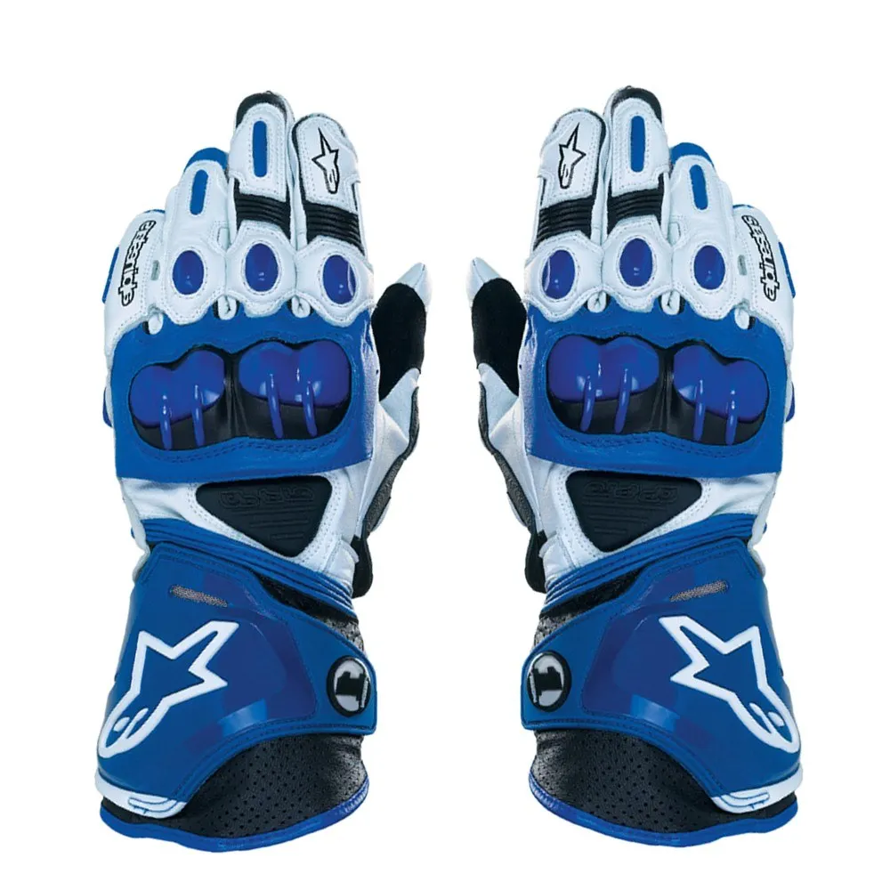 L Racing Henuine Leather Motorbike Gloves - Цвет: L
