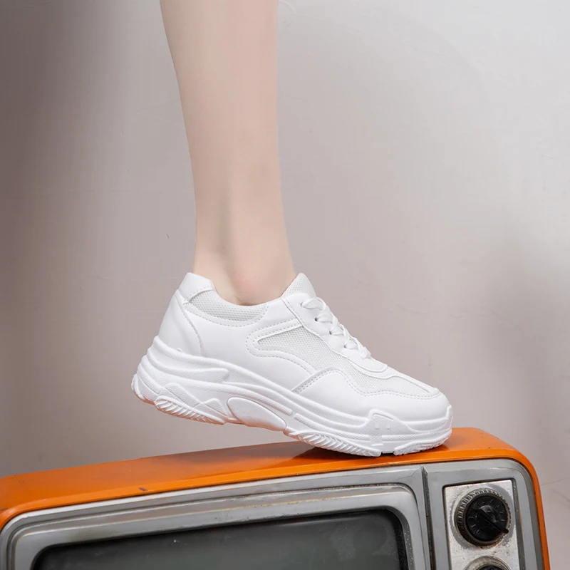off white platform sneakers
