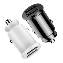 Мини USB Автомобильное зарядное устройство для iPhone X 8 7 6 Быстрое Автомобильное зарядное устройство двойной USB телефон зарядное устройство адаптер в автомобиле для samsung Xiaomi huawei
