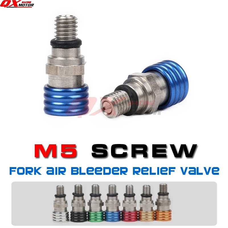 Воздушный клапан для мотокросса M5 * 0 8 см YZ YZF YZ85 YZ125 YZ250 YZ250F YZ450F WR250F WR450F мотоцикл