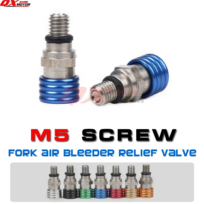 Motocross M5*0.8cm Fork Air Bleeder Relief Valve For Yz Yzf Yz85 Yz125