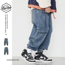 NEEW pantalones vaqueros de trabajo lavados para hombre, ropa de calle Y2k, otoño e invierno, novedad de 2022