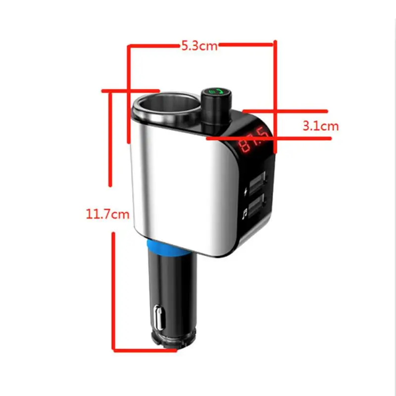 AD909 Bluetooth fm-передатчик продуманное производство длительный прочный автомобильный комплект громкой связи MP3 музыкальный плеер розетка