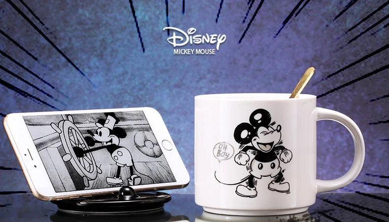 Disney 400 мл кофейная чашка Микки и Минни Кружка Керамическая кофейная чашка кружка Grinch чашки и кружки бутылка для воды Grinch Рождество
