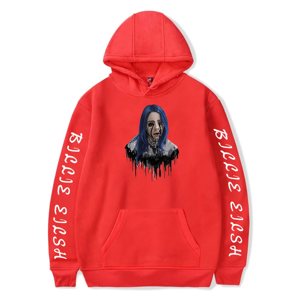 Billie Eilish худи с принтом для женщин и мужчин, свитер, пуловер на осень и зиму для мальчиков и девочек, удобная теплая куртка