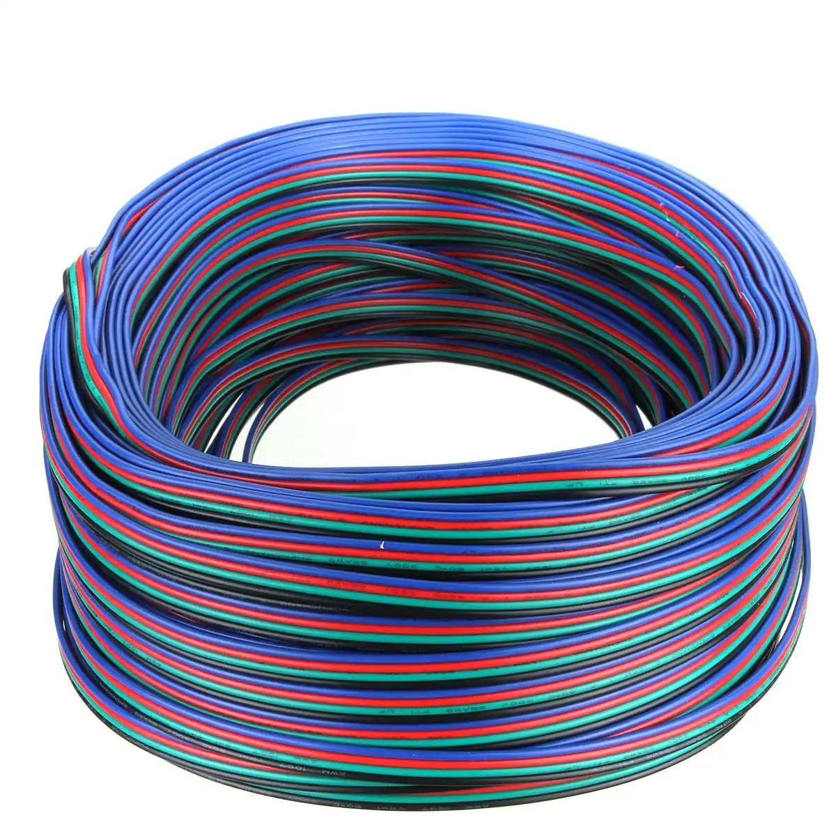 4 Pin Удлинительный провод Соединительный кабель с разъемом кабеля для RGB Светодиодные ленты огни, 1 м, 2 м, 300 см Длина: 10 м 20 м возможностью погружения на глубину до 30 м 50 м 100 м электрические провода
