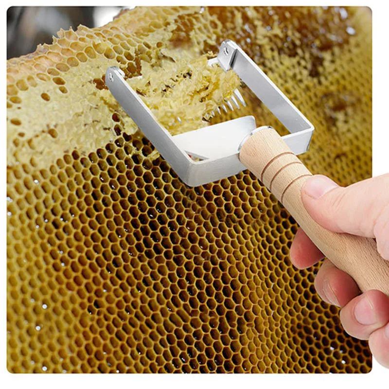 

Balanced Two-headed Honey Fork Stainless Steel Corrosion Resistant Honey Uncapping Tool ortable New Designed Tool 66CY