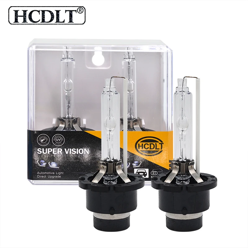 HCDLT 12V 35W HID ксеноновая лампа D2S D4S автомобильный светильник 4300K 5000K 6000K 8000K D2R D4R для
