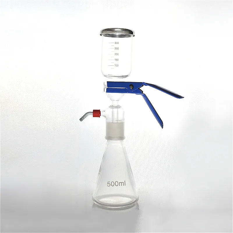

Vacuum Filtration Apparatus Glass Sand Core Liquid Solvent Filter Unit Device With Filter Cup & Receive Bottle 500 ML 1 Set
