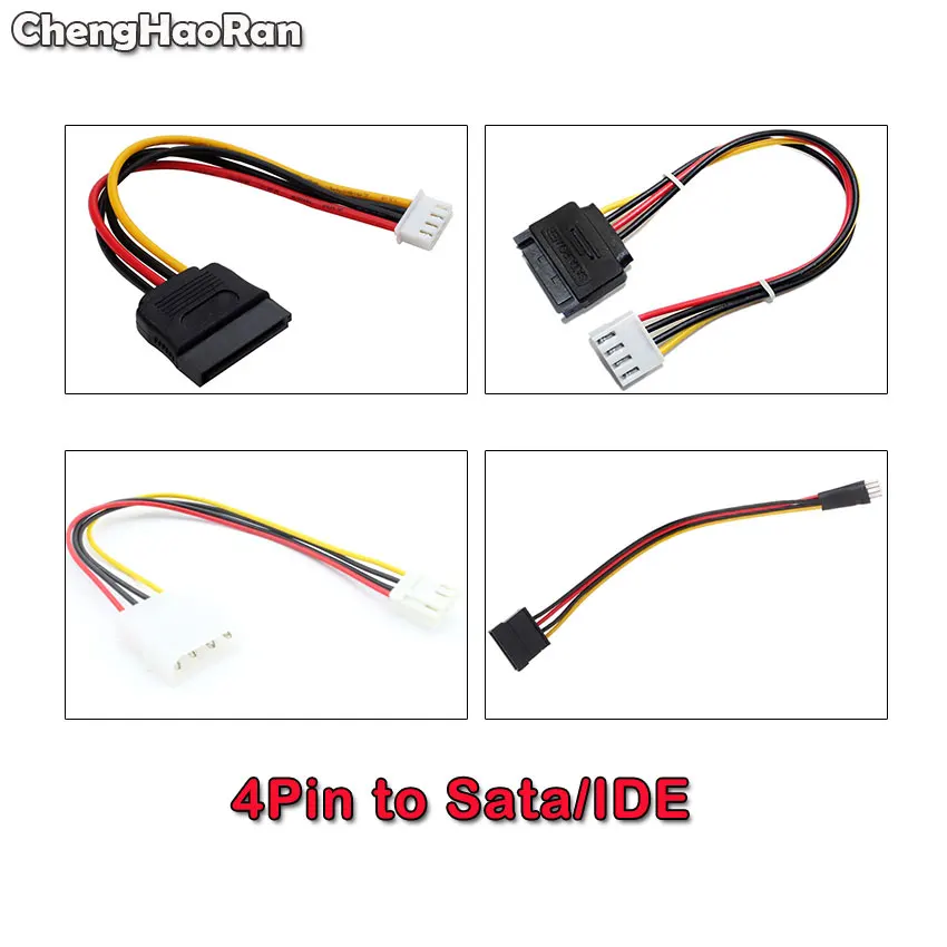 ChengHaoRan 4-контактный FDD флоппи-Джек к 15-контактный SATA/4-контактный IDE-гнездовой