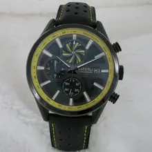 Топ люксовый бренд спортивный хронограф мужские часы японские кварцевые часы Relogios Masculino saat A121