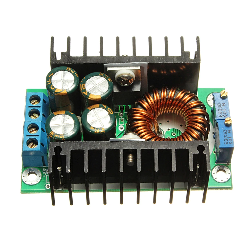 

300W DC-DC Adjustable Constant Voltage Current High Power 10A Solar Charging Car Module With radiatofinr