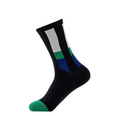 Новые креативные носки контрастного цвета, носки Harajuku port wind tide, оригинальные игральные карты, забавные носки для мужчин и женщин - Цвет: Зеленый