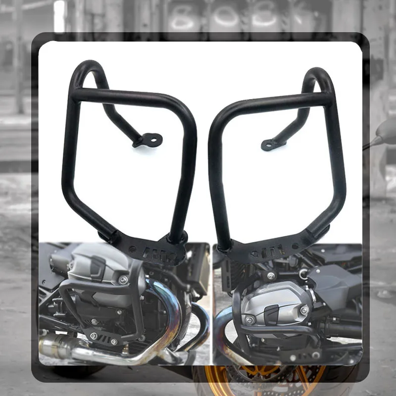 

For BMW R Nine T R1200R R9T RNINET 2014-2020 2019 2018 Motorcycle Engine Guard Crash Bar Bumper Stunt Cage Frame Protector