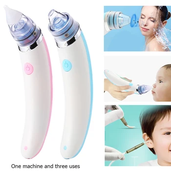 

Baby Electric Nasal Aspirator Earwax Nose Cleaner Face Beauty Instrument Baby Care Accessories Oral Snot Sucker For Newborns
