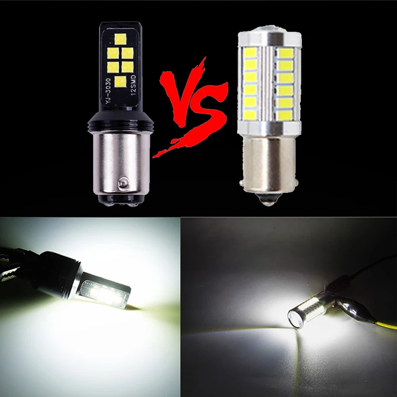Led ڵ   극ũ Ʈ CANBUS, P21W PY21W BA15S 1157 P21/5W W21/5W BAY15D T20 LED 7440 W21W T15 BAU15S 3030 Ĩ, 2 
