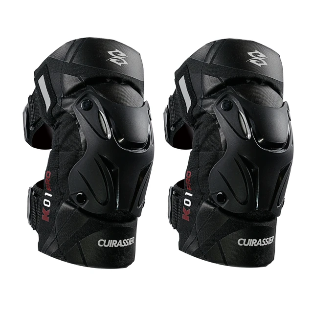 Cuirassier K01 Protective Motorbike Kneepad Motocross Motorcycle Knee Pads MX Protector Racing Guards Off-road Elbow Protection K01-3-Phantom Black