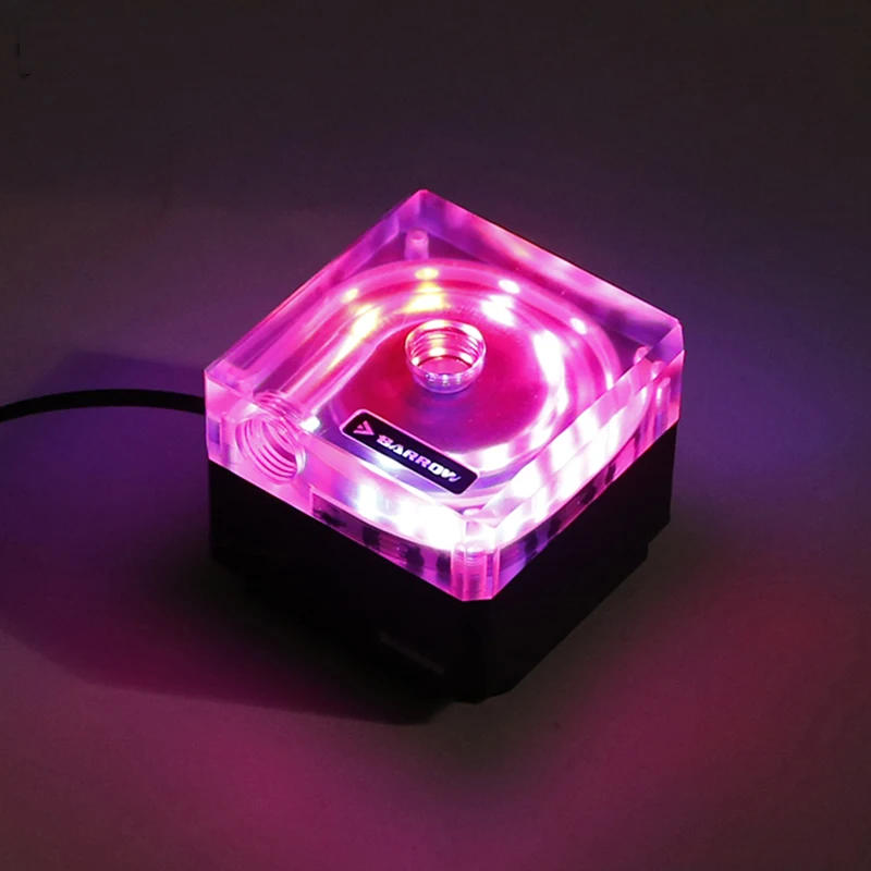 Carrinho de Mão Água Refrigerando Pwm Silencioso Ddc Bomba 17w 12v Acrílico Case Watercooling Construir Acessório Prata Preto Spb17-s Mais - Imagem 4