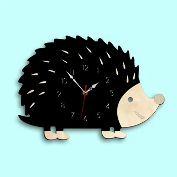

Clocks Wall Home Decor Watch Wall Clocks modern design Kitchen clock Creative Hedgehog Wall Times