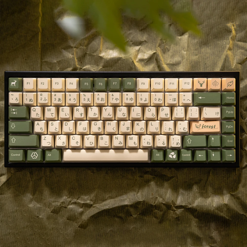 Fairy Forest Anime Keycap Teclado Mecânico mx Axis Alta Qualidade Pbt 104 68 980 Original 144 - Imagem 4