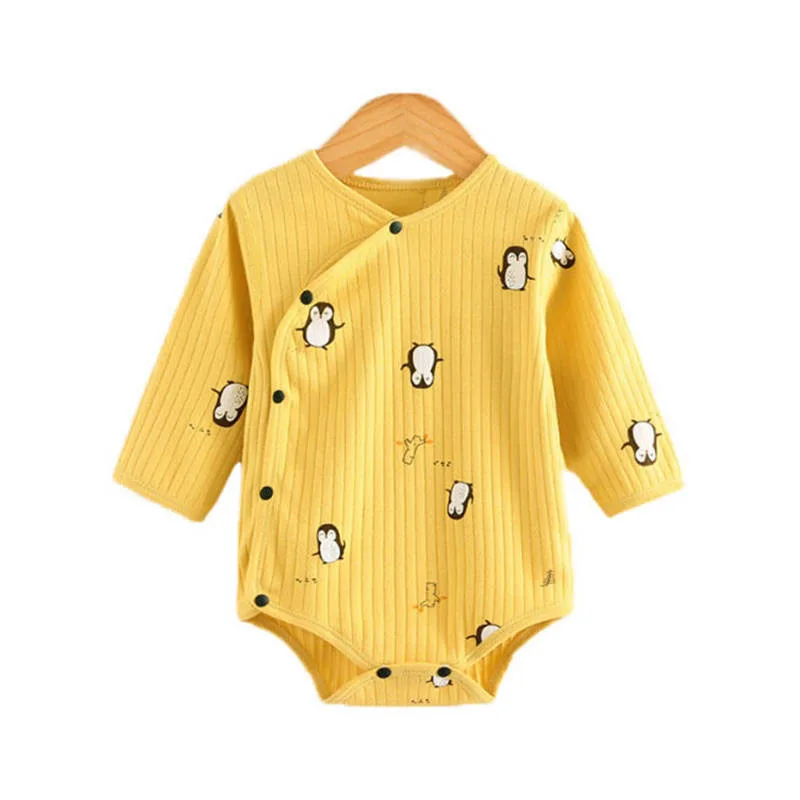 

0-18 Months Newborn Baby Onesies Spring And Autumn Fashion Cotton Cartoon Version Long-sleeved Baby Rompers 2020 New