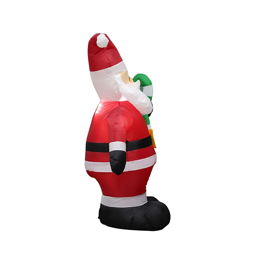 Inflatable Statue Christmas Giant Airblown Santa Claus Inflatables Santa Claus 120cm Drop Ornaments Supper Market New Year
