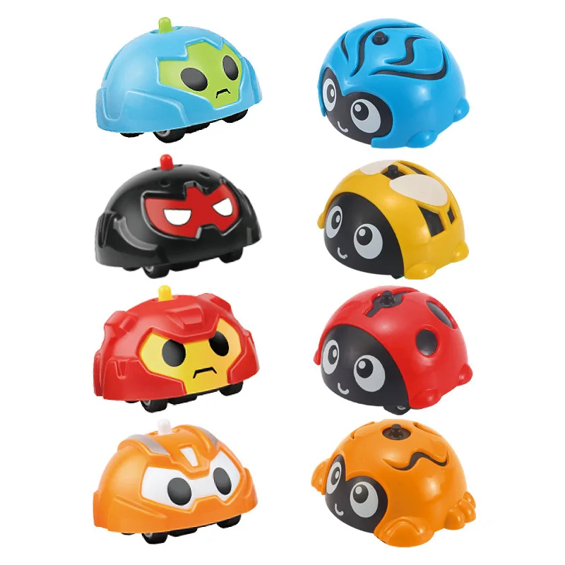 Strange Insects and Mecha Gyro Friction Car Children's Educational Toys Halloween Christmas Birthday New Year Gift