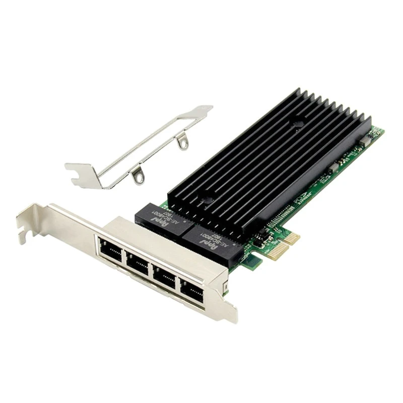 Сетевая карта PCI-E X1 для Intel 82576 4 порта 2000 Мбит/с | Компьютеры и офис