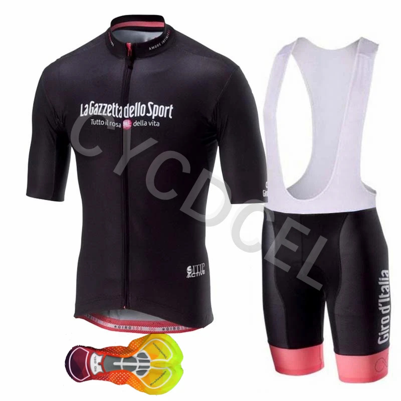 Pro Team, Tour de Italy, мужская спортивная одежда для велоспорта, летняя одежда для горного велосипеда, Ropa Ciclismo hombre, быстросохнущие шорты с нагрудником, комплект - Цвет: NO.2