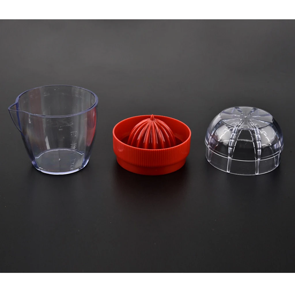 Hand Press Citrus Juicer Lemon Reamer with Cup + Flat Fine Cheese Grater