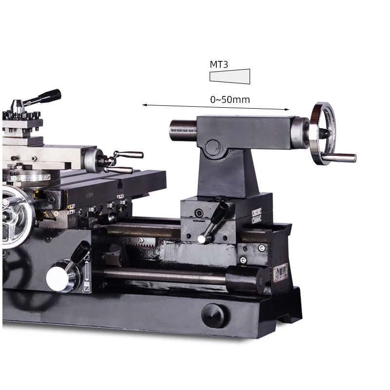 US $2.847.00 Free Shipping Multifunction Lathe Car Drilling and Milling Threeinone Machine Tools Turning and Milling Composite Lathe 220V