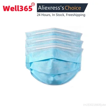 

3 Layer Face Mask Disposable Mark 2 Layer Non Woven 1 Layer Melt-blown Nonwovens Disposable Mask