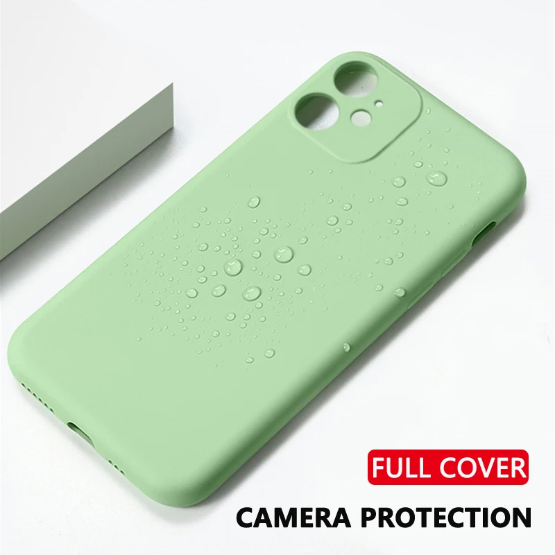 Original Liquid Silicone Phone Case For iPhone 7 8 6 6s Plus SE 2 Thin Soft Candy Coque Cover For iPhone X XR Xs 11 Pro Max Case Original Liquid Silicone Phone Case For iPhone 7 8 6 6s Plus SE 2 Thin Soft Candy Coque Cover For iPhone X XR Xs 11 Pro Max Case